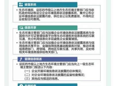 “碳排放信息披露”重點政策要求